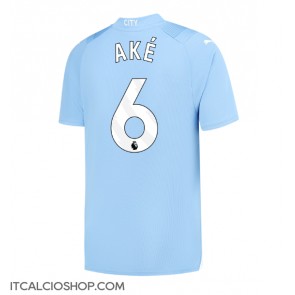 Manchester City Nathan Ake #6 Prima Maglia 2023-24 Manica Corta